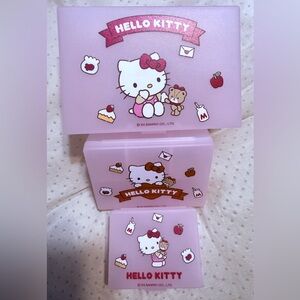 🆕 Hello Kitty Pink Storage Boxes Set